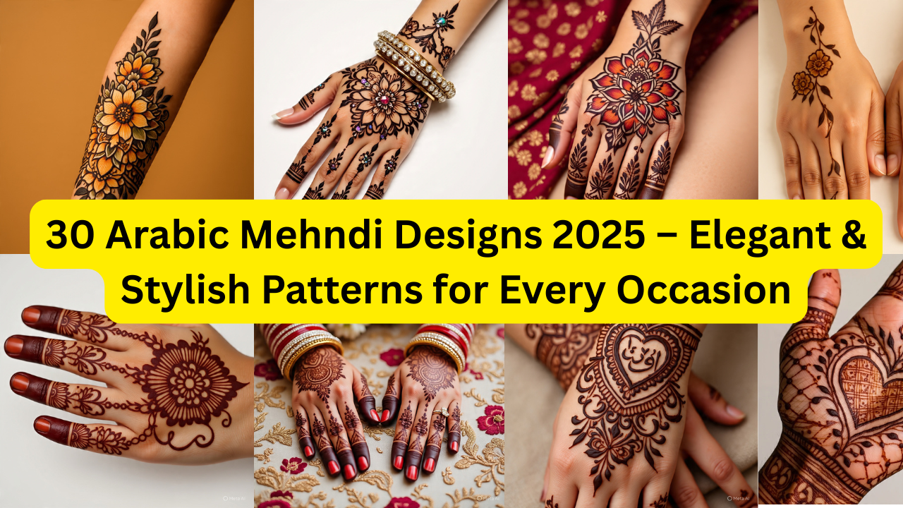 Arabic Mehndi Designs